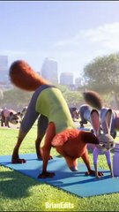Nick and Judy Try Yoga, Zootopia Fan Animation #zootopia #zootopia2 #zootropolis #disney