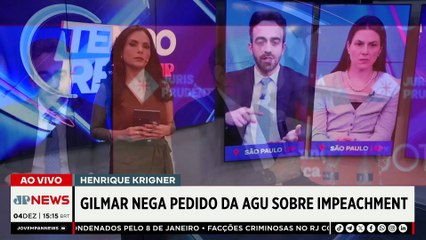 Gilmar Mendes nega pedido da AGU para reconsiderar nova lei do impeachment | TEMPO REAL