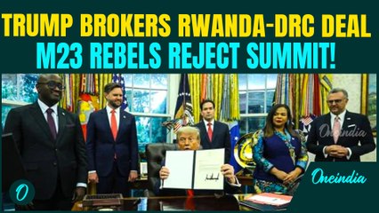 US Breaking: Trump ANNOUNCES Rwanda-DRC Peace Deal LIVE | M23 Rebels Skip Peace Summit | FULL VIDEO