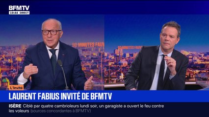 Ukraine: "L'Europe doit prendre Poutine très au sérieux" affirme Laurent Fabius, ancien président du Conseil constitutionnel