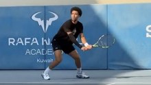 Tennis - ATP 2025 - Arthur Fils de retour à l'entraînement raquette en main... au Koweït !
