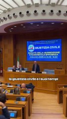 Sisto - Una giustizia civile che funziona è un grande servizio  (04.12.25)