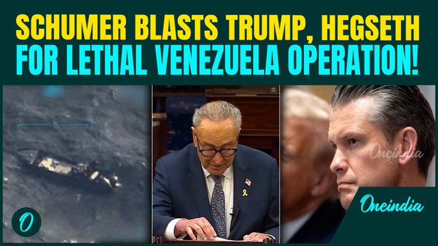 VIDEO: Chuck Schumer BLASTS Trump, Hegseth For KILLING Venezuela Drug Boat Survivors DELIBERATELY