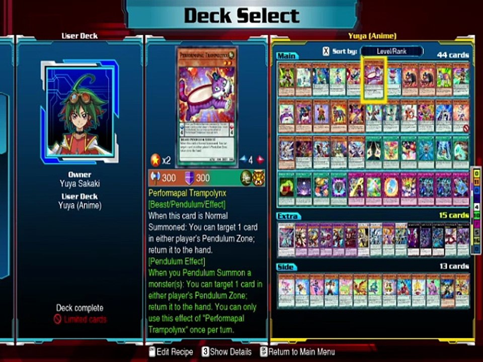 Yu-Gi-Oh! Link Evolution English - Yuya (Anime) Deck Profile LINUX #arcv #pendulumsummon - RJ ANDA