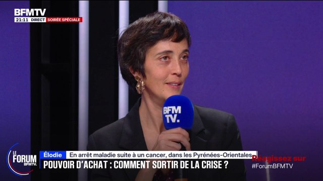 FORUM BFMTV - Élodie, en arrêt maladie: La semaine où je n'ai pas mes enfants, je grignote, et je vais manger chez mes parents