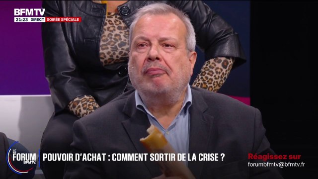 FORUM BFMTV - C'est une insulte aux consommateurs , déclare Périco Légasse, journaliste gastronomique, à propos d'une baguette à 27 centimes vendue en grande surface