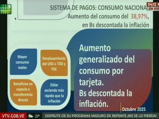 Vpdta. Rodríguez ofrece balance del crecimiento económico de Venezuela en los últimos meses