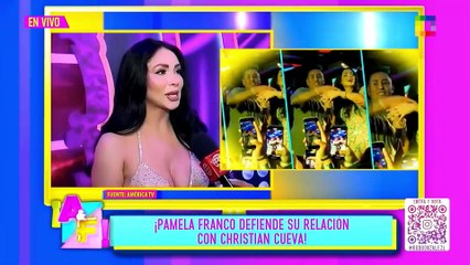 ¡PAMELA FRANCO DEFIENDE SU RELACIÓN CON CHRISTIAN CUEVA! | Willax