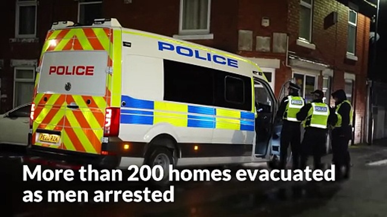 More than 200 homes evacuated as men arrested over suspected explosives offences