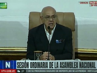 Pdte. AN. Jorge Rodríguez exalta el camino hacia una Patria económicamente recuperada y sostenible