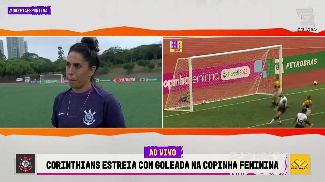Treinadora analisa estreia do Corinthians na Copinha feminina
