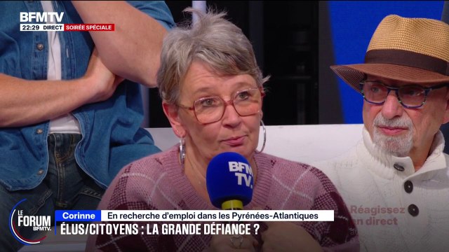 FORUM BFMTV - La France a été smicardisée , dit Corinne, en recherche d'emploi