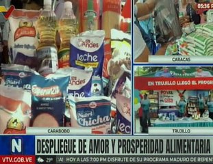Carabobo | Habitantes de la comuna "Por la Paz y la Vida" son beneficiados en jornada de rubros alimenticios