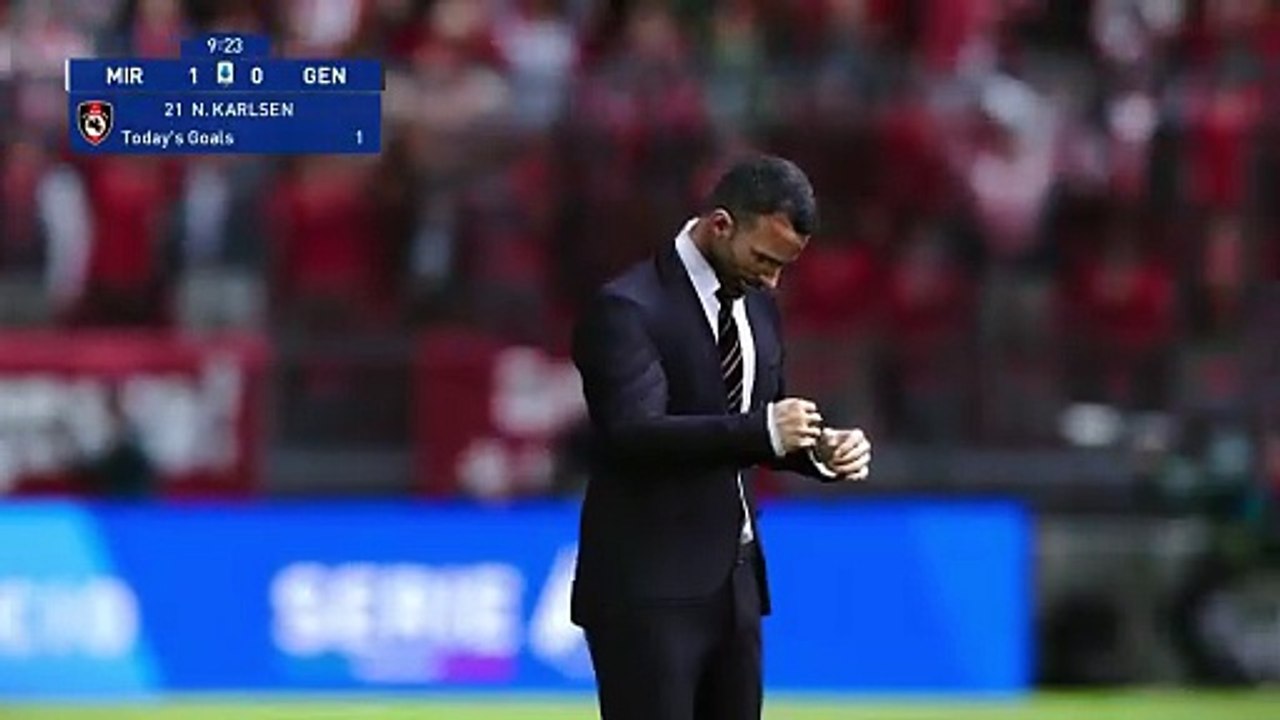 PES 2021 Master League – Serie A AC Milan vs Genoa – Action-Packed Thrilling Match