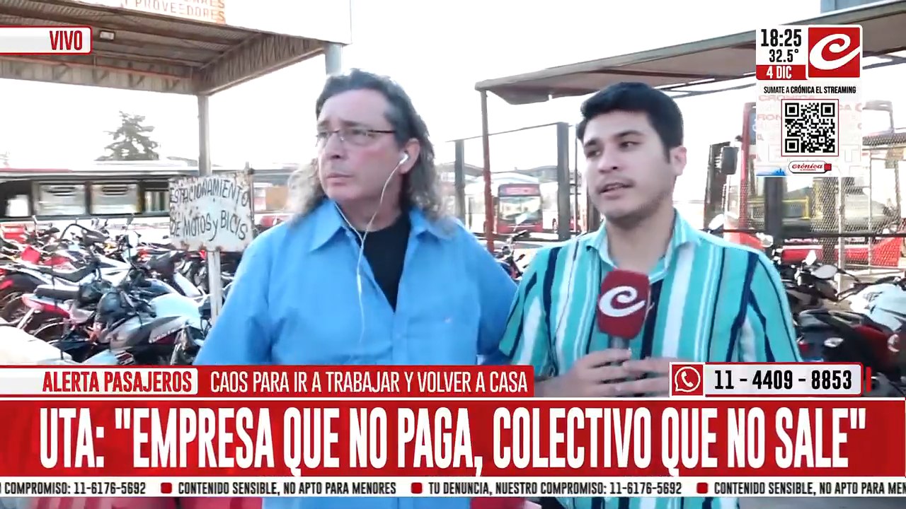 Paro de colectivos: alertan que algunas líneas no funcionan desde medianoche