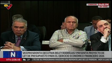 Vpdta. Rodríguez presenta Ley de Presupuesto para el Ejercicio Económico Financiero 2026