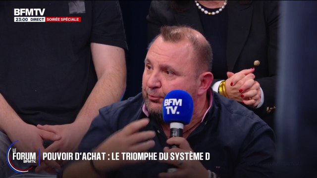 FORUM BFMTV - Je fais une formule à 17,90 euros, je paye ma serveuse et ma plongeuse. Je vais dans un fast-food et je paye 21,50. Il y a un problème , dit Didier, restaurateur