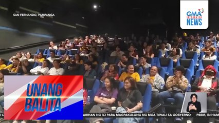 Sanya Lopez at Miguel Tanfelix, dumalo sa block screening ng "KMJS' Gabi ng Lagim The Movie" sa Pampanga | Unang Balita