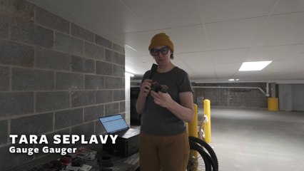 Tara On Mini Inflator Gauges | Bicycling’s Stand Up