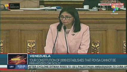 Venezuela | "Our constitution of 1999 establishes that PDVSA cannot be privatized or sold"