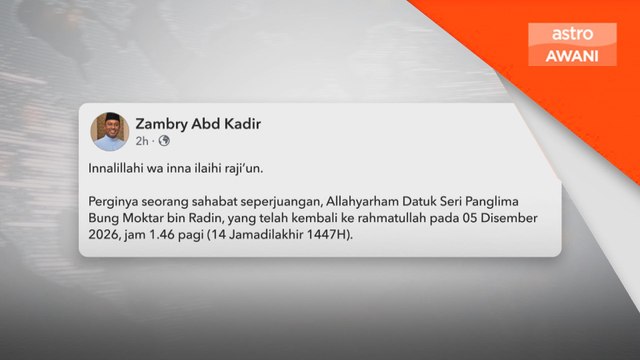 Bung Moktar seorang pemimpin sentiasa teguh pertahan prinsip - Zambry
