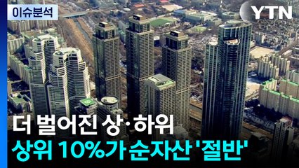 [스타트 경제] 더 벌어진 상·하위...상위 10%가 순자산 '절반' / YTN