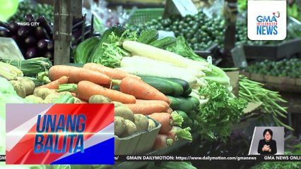 Presyo ng carrots at pork liempo sa Pasig Market, mas mataas sa itinakdang MSRP | Unang Balita