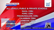 Dagdag na walang pasok as of 7AM (December 5, 2025) | Unang Balita
