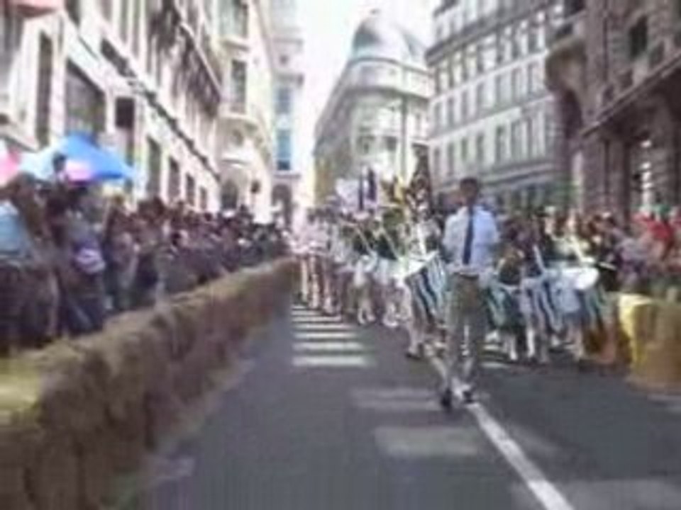 la fanfare de moulbaix et ses majorettes (belgique)