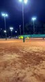 Cayó un helicóptero en una cancha de tenis en Costanera norte
