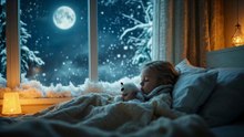 Atmosphère d’Hiver ❄️ Mélodies Enneigées & Berceuses Apaisantes pour le Soir et le Sommeil Profond