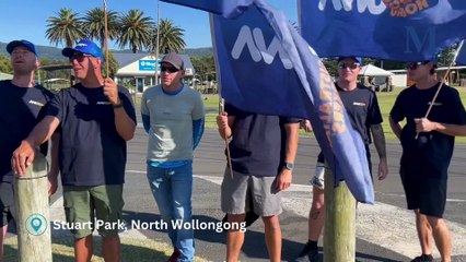 Skydive Australia workers on strike | December 5, 2025 | Illawarra Mercury