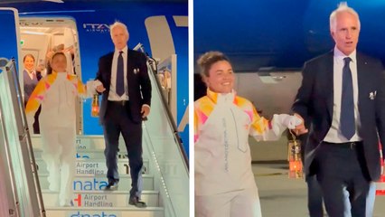 La Llama Olímpica regresa a Italia para los Juegos Olímpicos de Invierno