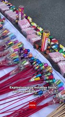 Decomisan más de una tonelada de pirotecnia en Guadalupe tras operativos simultáneos