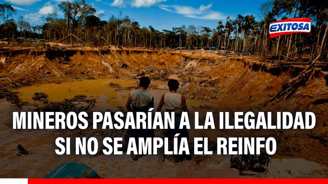 Mineros artesanales pasarían a la ilegalidad si no se amplia el REINFO, advierte experto