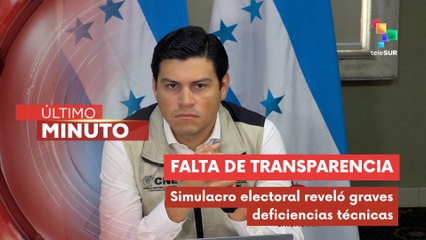 Simulacro electoral en Honduras expuso fallas estructurales graves en el sistema