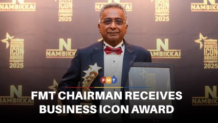 FMT chairman receives Nambikkai business icon award