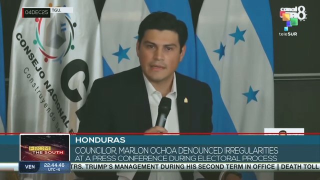Honduras | Councilor denounced irregularities at a press conference during electoral process