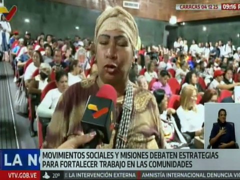 Caracas | Encuentro de los movimientos sociales y misiones dialogan por la mejora en las comunidades