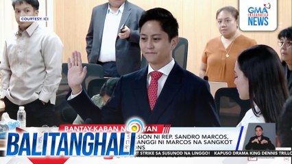 Hiling na executive session ni Rep. Sandro Marcos, pinagbigyan ng ICI; itinanggi ni Marcos na sangkot siya sa budget insertions | Balitanghali