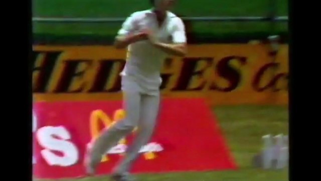 Mohsin Khan 11 off 46 Balls 76 Mins 1 Four vs Australia First Inning of 2nd Test at Brisbane in November 1981