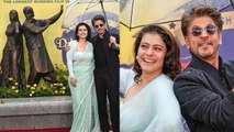DDLJ Statue In London: Shah Rukh Khan,Kajol Unveil करते Video Viral,Leicester Square..|Boldsky