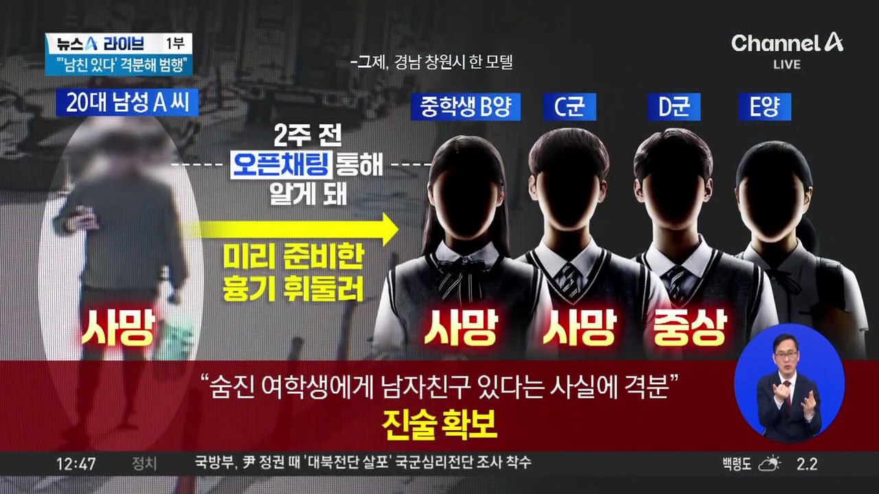 ‘남친 있다’는 사실에 격분…범행 전 술·흉기 구입