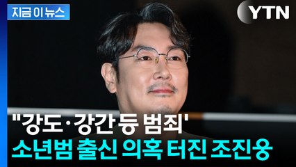 "아버지 이름 쓴 이유"...조진웅, '강도·강간' 등 소년범 의혹 [지금이뉴스] / YTN