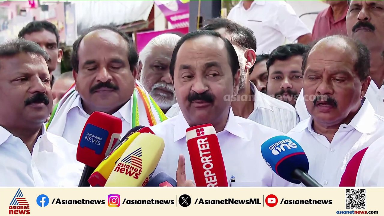 അയ്യപ്പന്റെ സ്വർണ്ണം കവർന്ന രണ്ട് നേതാക്കൾ ജയിലിലായിട്ടും CPM നടപടിയെടുക്കുന്നില്ല:VD സതീശൻ