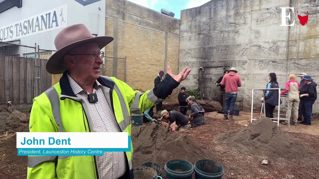 Archaeology dig at Frederick Street | The Examiner | December 5, 2025
