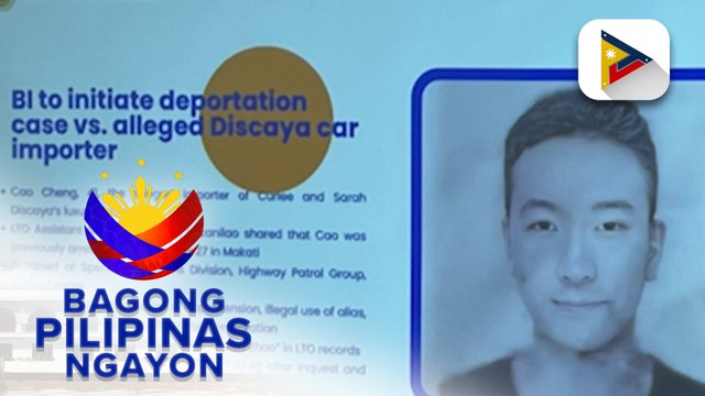 Panayam kay Bureau of Immigration Deputy Spokesperson, Melvin Mabulac ukol sa posibleng deportation case laban sa luxury vehicles importer ng mga Discaya couple