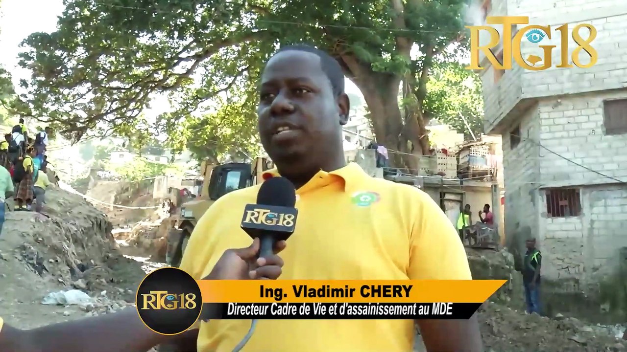 MDE reyalize yon vizit enspeksyon sou eta avansman yon seri travay kiraj ak leve fatra