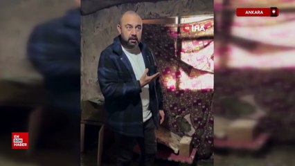 Ankara'da güvercin kümesinde tutulan engelli çocuk kurtarıldı