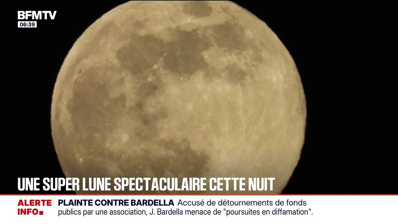 8% plus grosse et 15% plus lumineuse: les images de la Super Lune visible cette nuit